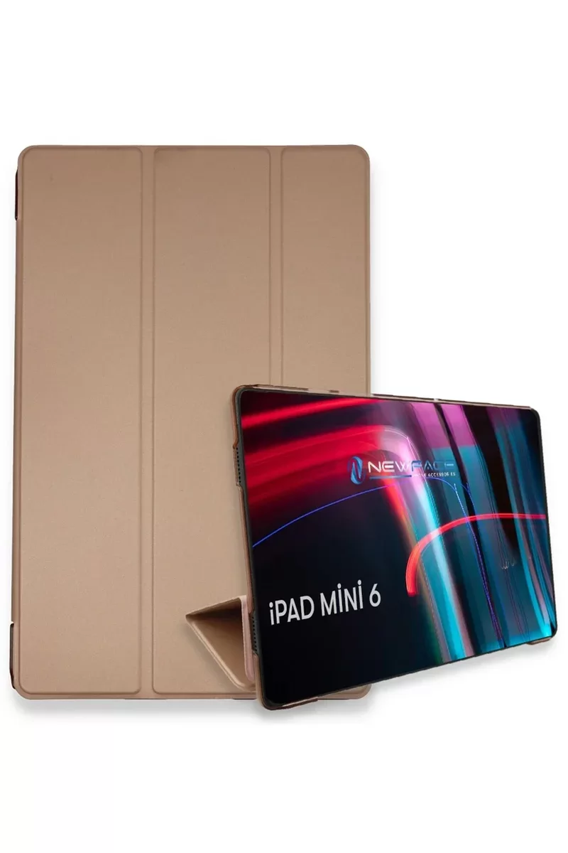 Newface iPad Mini 6 Kılıf Tablet Smart Kılıf - Rose Gold