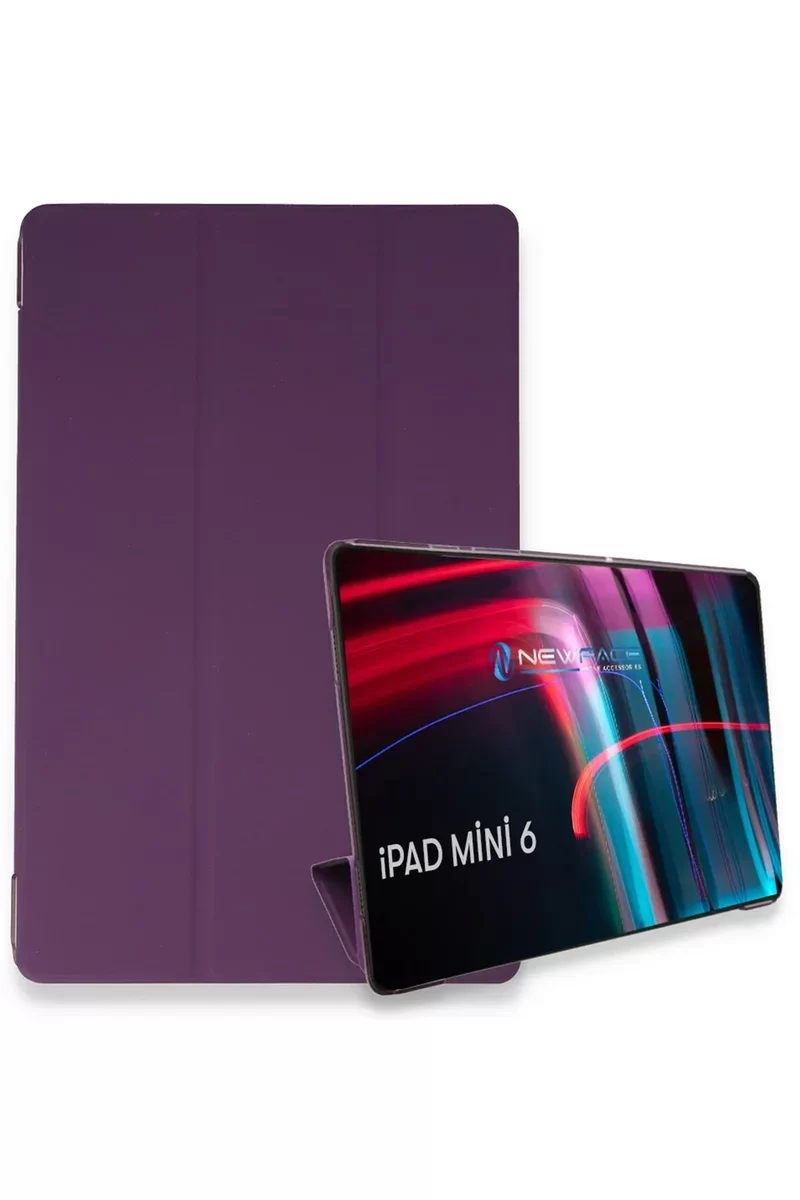 Newface iPad Mini 6 Kılıf Tablet Smart Kılıf - Mor