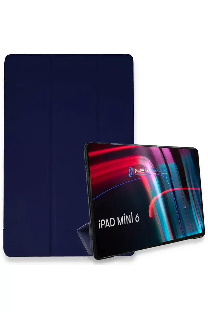 Newface iPad Mini 6 Kılıf Tablet Smart Kılıf - Lacivert