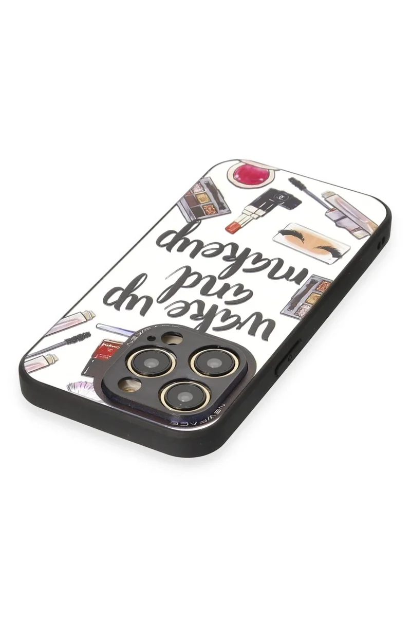 Newface iPhone 12 Pro Max Kılıf Mirror Desenli Kapak - Mirror - 3