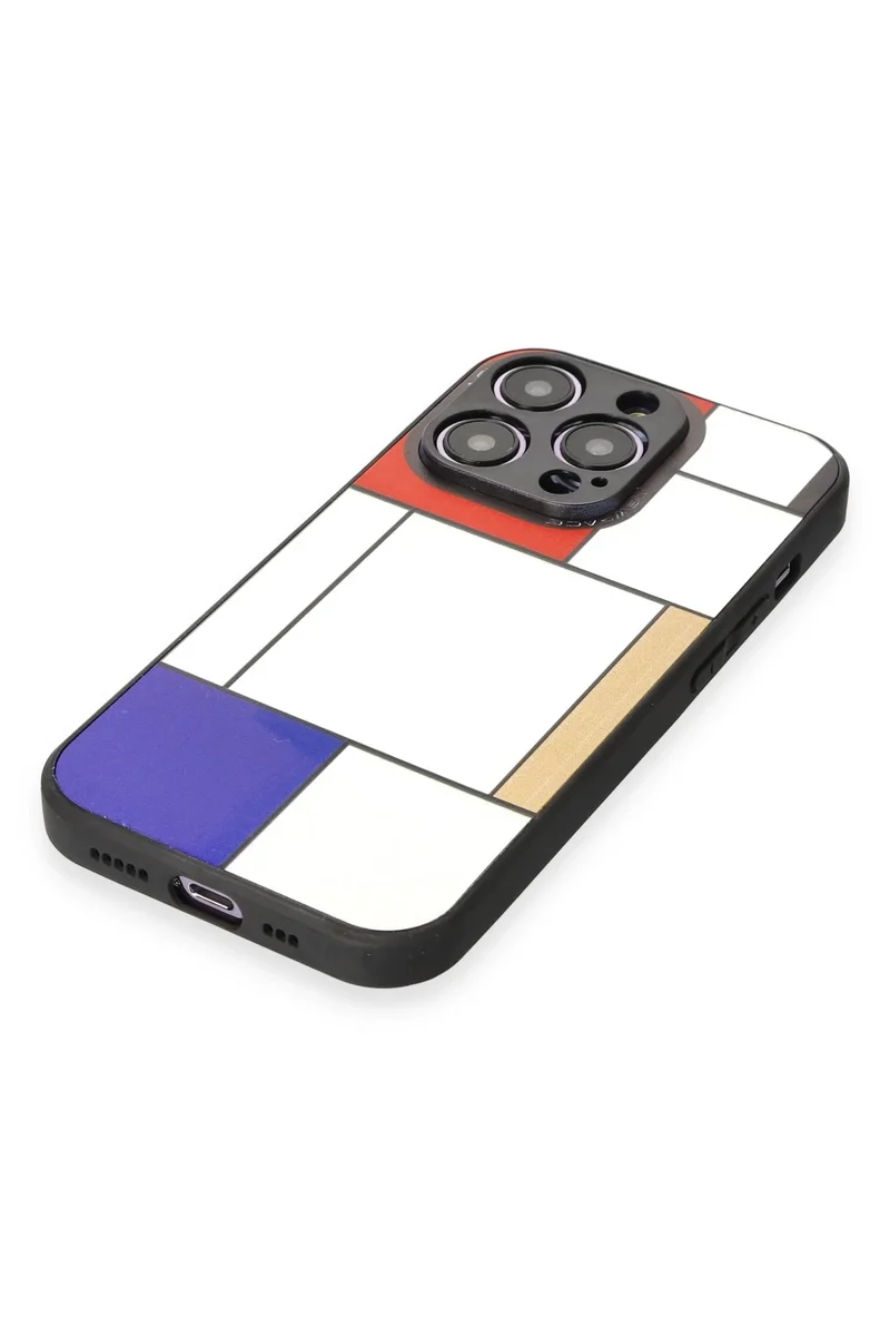 Newface iPhone 12 Pro Max Kılıf Mirror Desenli Kapak - Mirror - 9