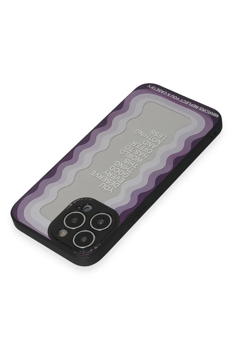 Newface iPhone 13 Pro Kılıf Mirror Desenli Kapak - Mirror - 5