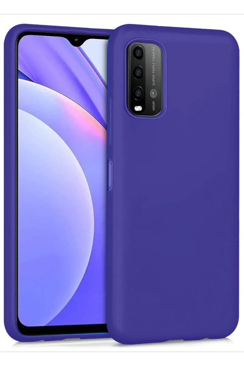 Newface Xiaomi Redmi 9T Kılıf Nano içi Kadife Silikon - Mor