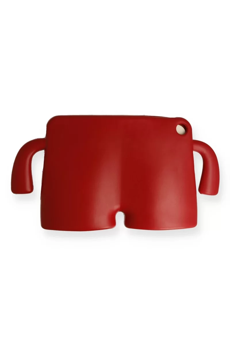 Newface Samsung Galaxy T510 Tab A 10.1 Kılıf Karakter Tablet Silikon - Kırmızı