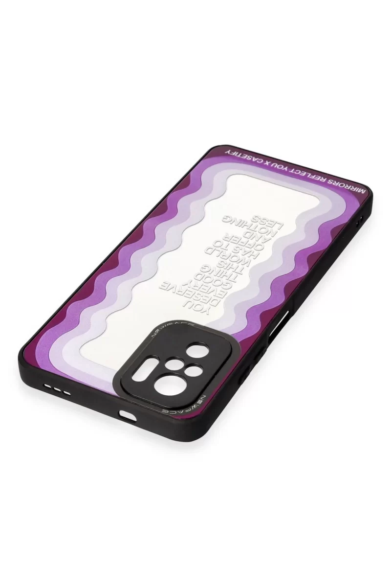 Newface Xiaomi Redmi Note 10 Kılıf Mirror Desenli Kapak - Mirror - 5