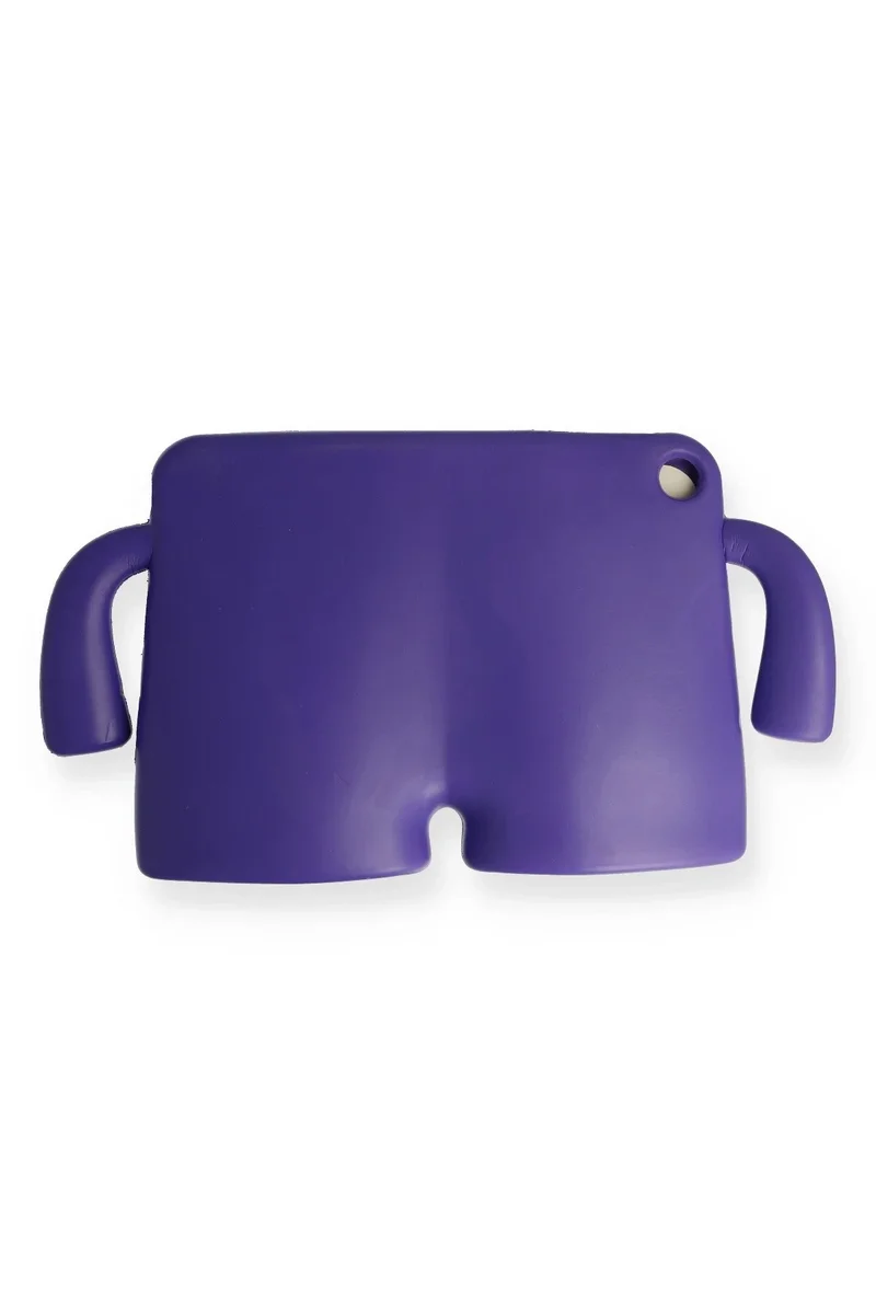 Newface iPad 10.2 (7.nesil) Kılıf Karakter Tablet Silikon - Mor