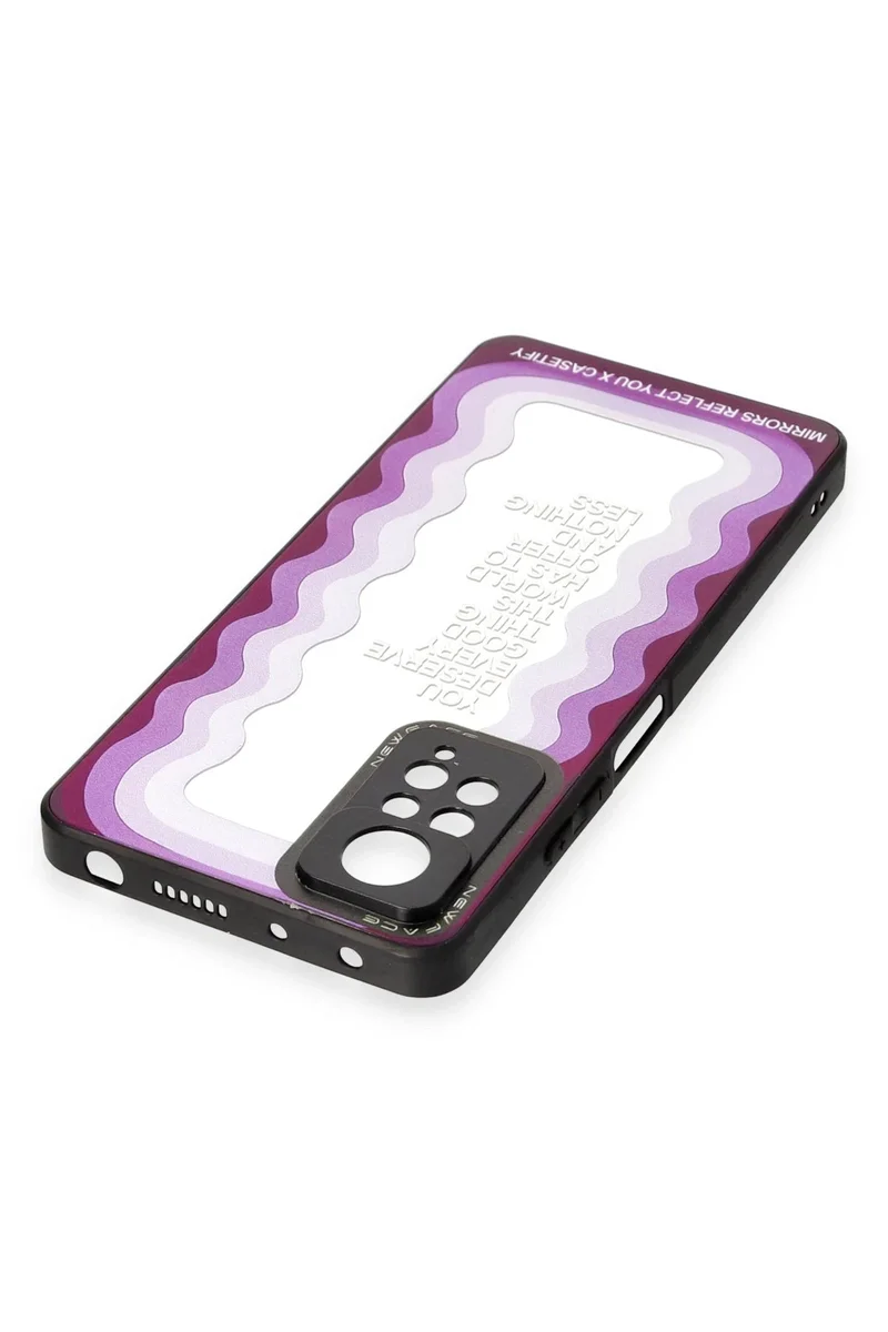Newface Xiaomi Redmi Note 11 Pro Kılıf Mirror Desenli Kapak - Mirror - 5