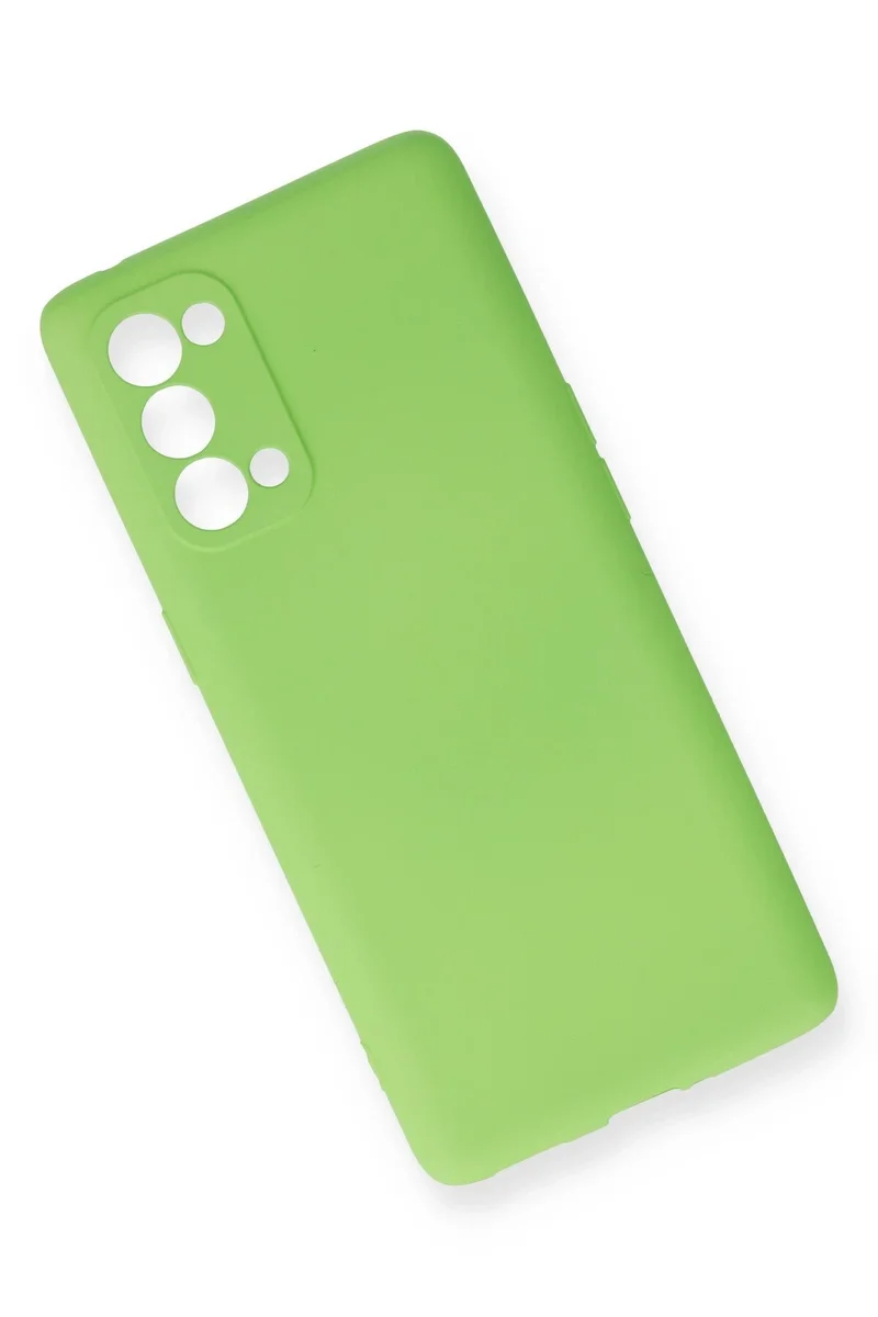 Newface Oppo Reno 5 Pro Kılıf First Silikon - Yeşil