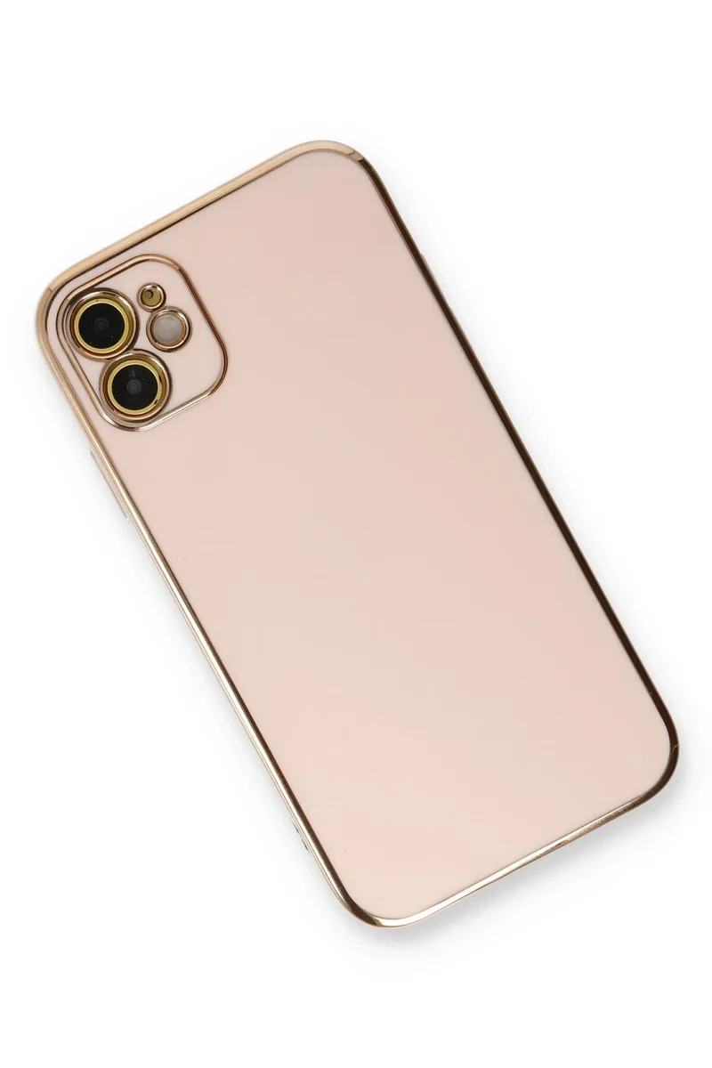 Newface iPhone 11 Kılıf Volet Silikon - Pembe