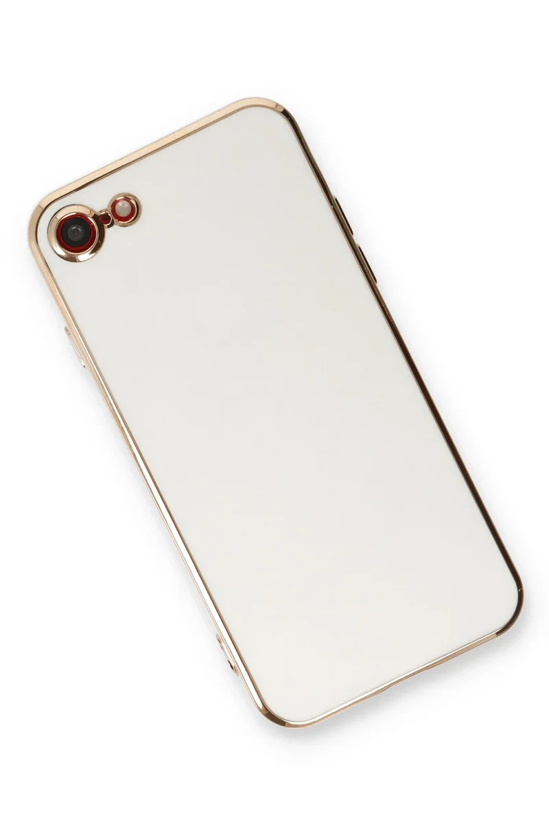 Newface iPhone 7 Kılıf Volet Silikon - Beyaz