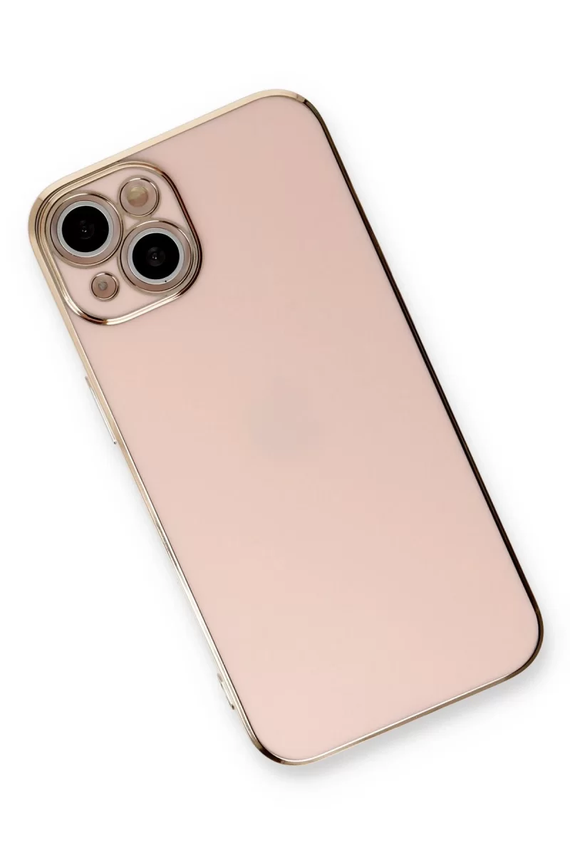 Newface iPhone 13 Kılıf Volet Silikon - Pembe