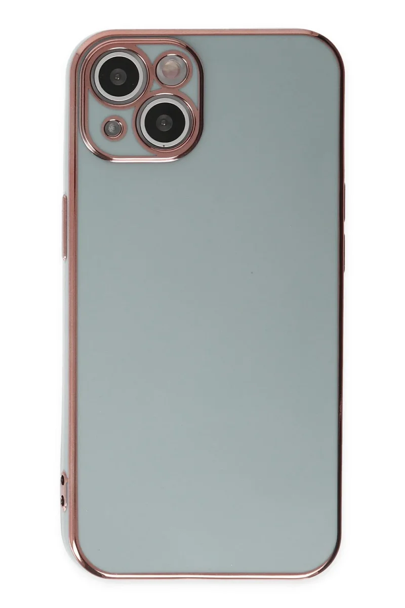 Newface iPhone 13 Kılıf Volet Silikon - Açık Yeşil