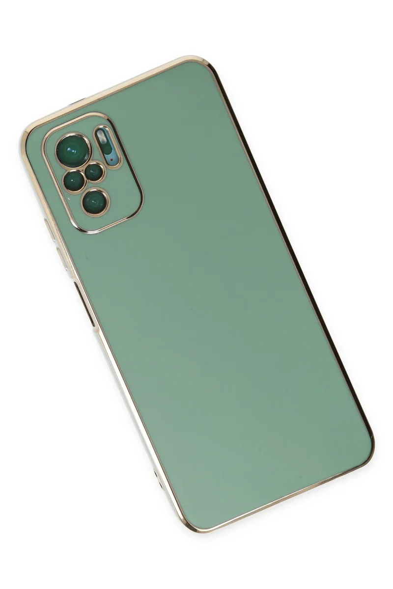 Newface Xiaomi Redmi Note 10 Kılıf Volet Silikon - Açık Yeşil