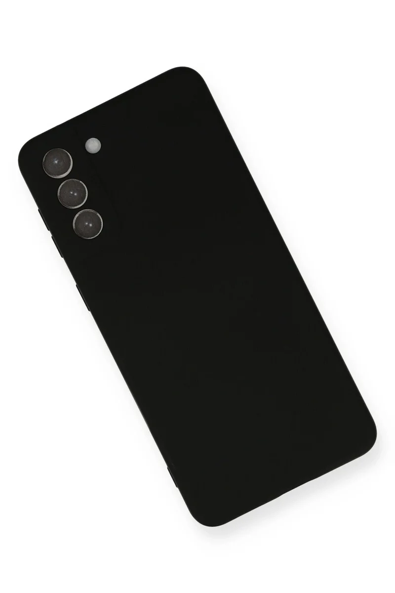 Newface Samsung Galaxy S21 Plus Kılıf Nano içi Kadife Silikon - Siyah