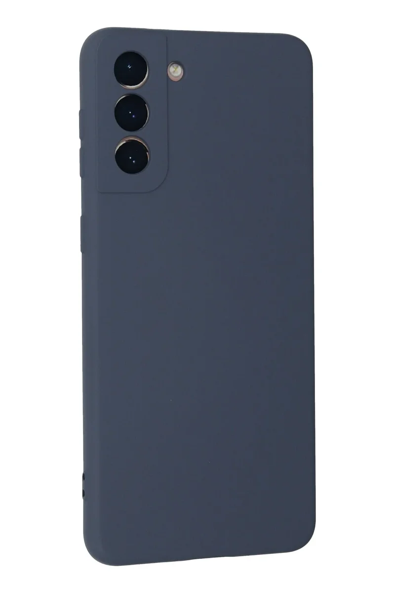 Newface Samsung Galaxy S21 Plus Kılıf Nano içi Kadife Silikon - Gri