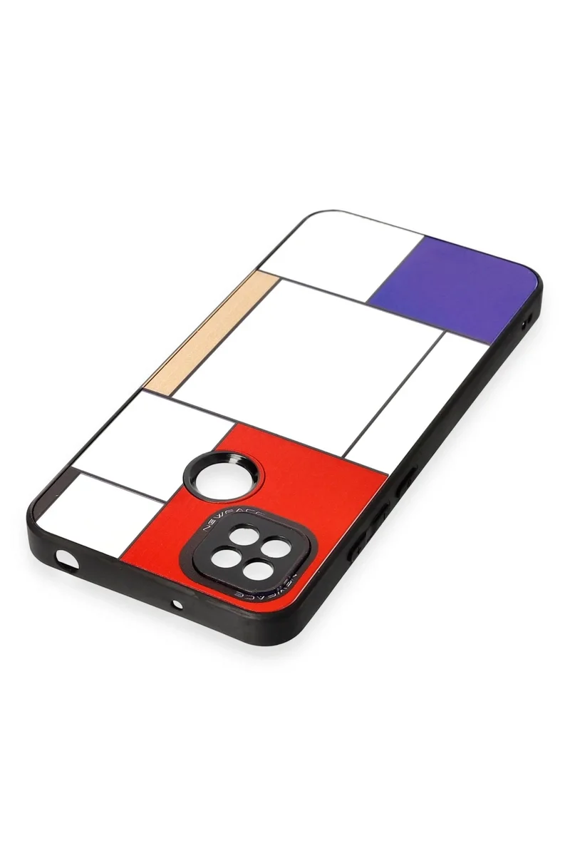 Newface Xiaomi Redmi 9C Kılıf Mirror Desenli Kapak - Mirror - 9