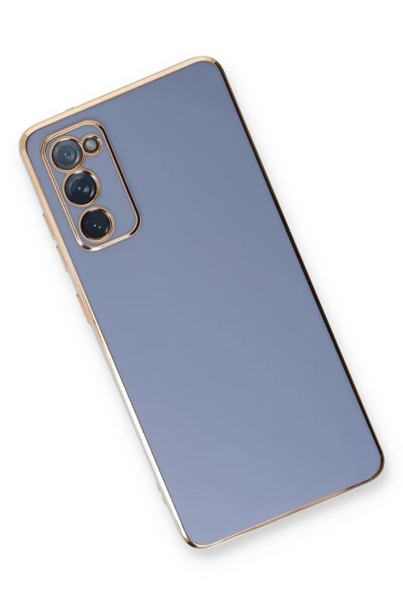 Newface Samsung Galaxy S20 FE Kılıf Volet Silikon - Mavi