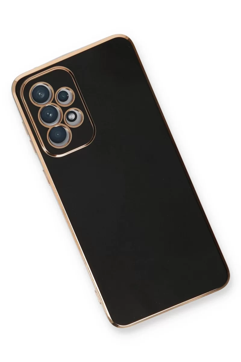 Newface Samsung Galaxy A33 5G Kılıf Volet Silikon - Siyah