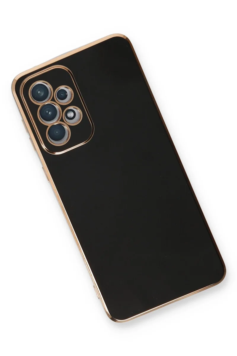 Newface Samsung Galaxy A53 5G Kılıf Volet Silikon - Siyah