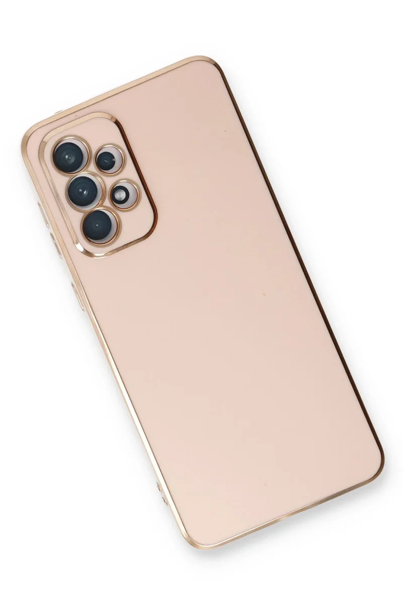 Newface Samsung Galaxy A53 5G Kılıf Volet Silikon - Pembe