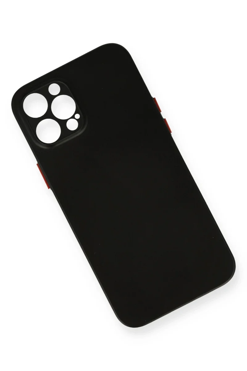 Newface iPhone 12 Pro Kılıf PP Ultra İnce Kapak - Siyah