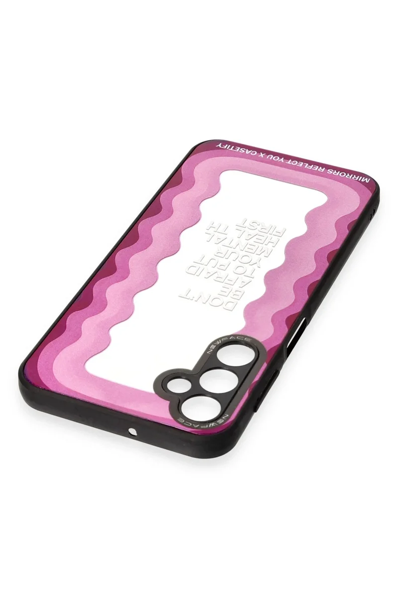 Newface Samsung Galaxy A04S Kılıf Mirror Desenli Kapak - Mirror - 11