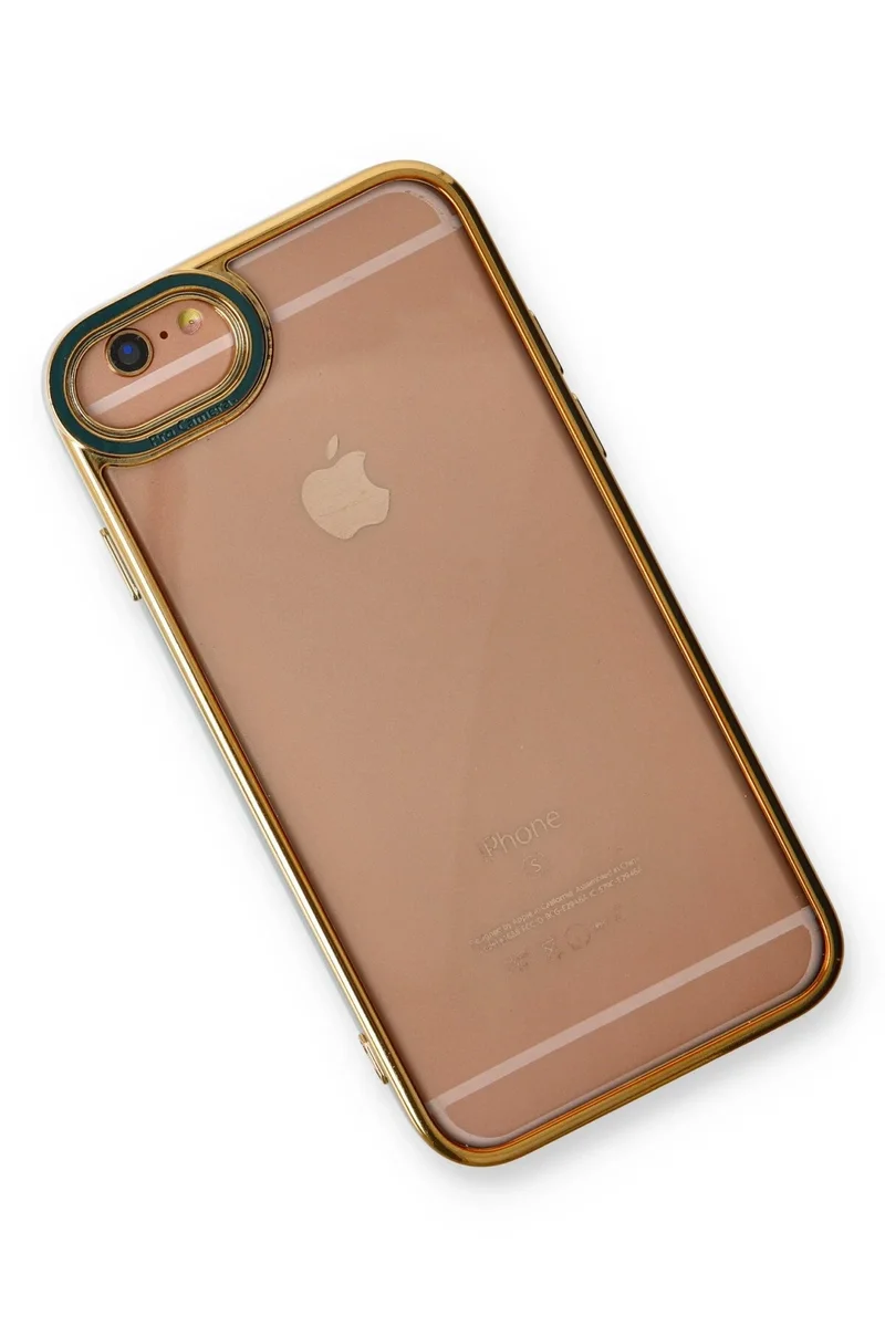 Newface iPhone 6 Kılıf Liva Lens Silikon - Yeşil