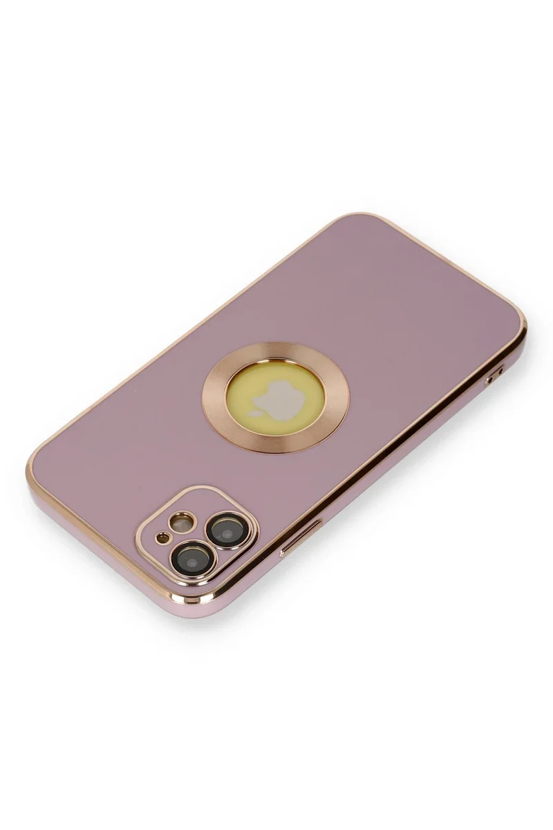 Newface iPhone 12 Kılıf Store Silikon - Mor