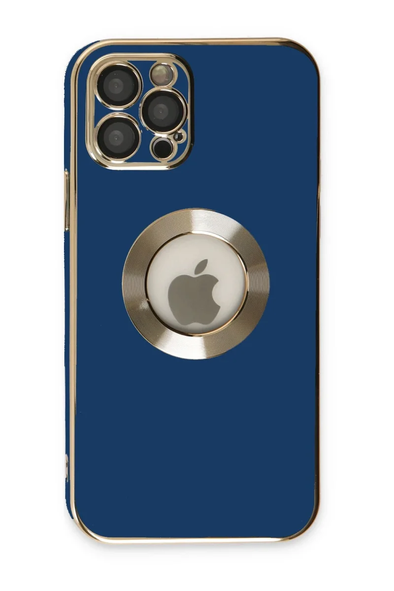 Newface iPhone 12 Pro Kılıf Store Silikon - Mavi