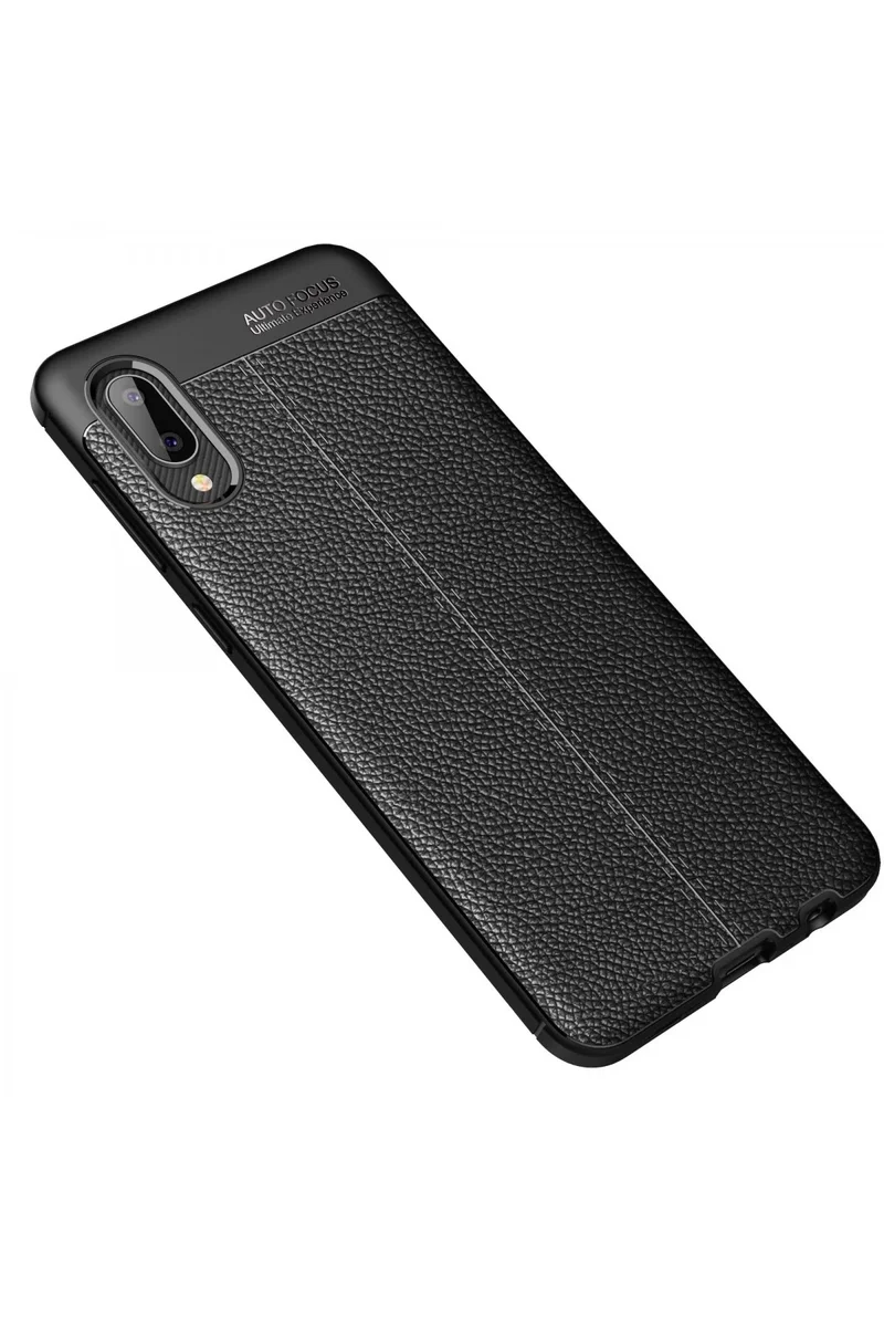 Newface Samsung Galaxy A02 Kılıf Auto Focus Kapak - Siyah