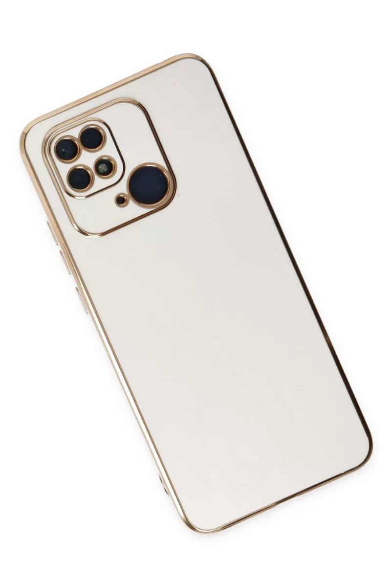 Newface Xiaomi Redmi 10C Kılıf Volet Silikon - Beyaz