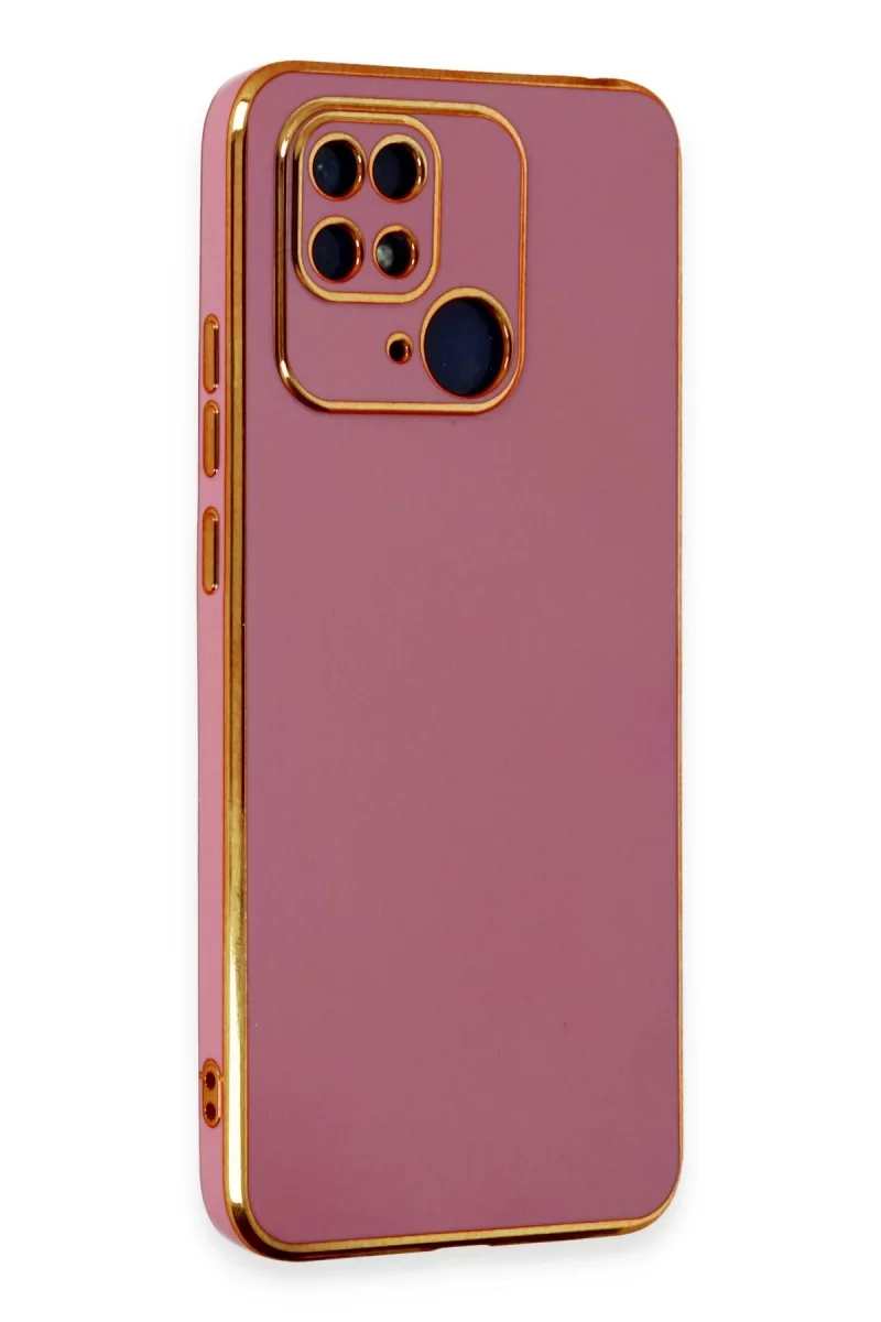 Newface Xiaomi Redmi 10C Kılıf Volet Silikon - Kırmızı