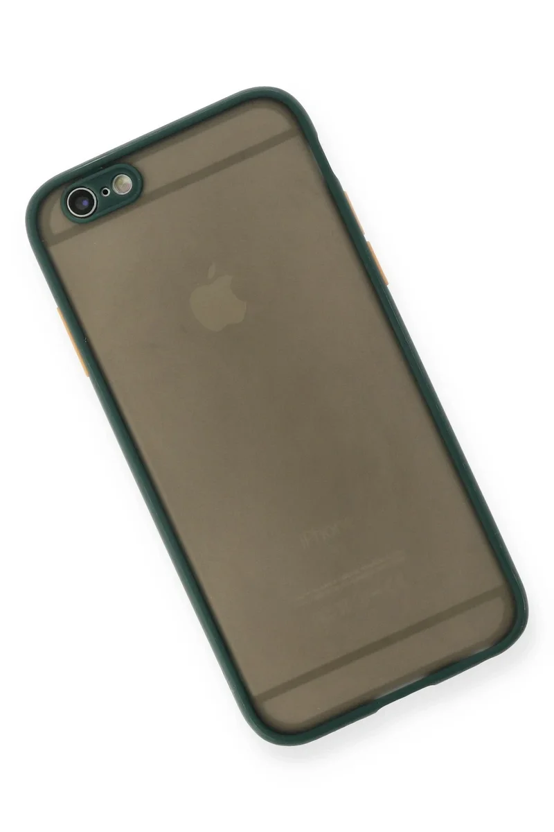 Newface iPhone 6 Kılıf Montreal Silikon Kapak - Yeşil