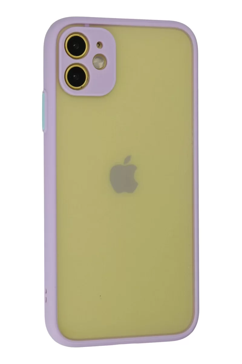 Newface iPhone 11 Kılıf Montreal Silikon Kapak - Mor