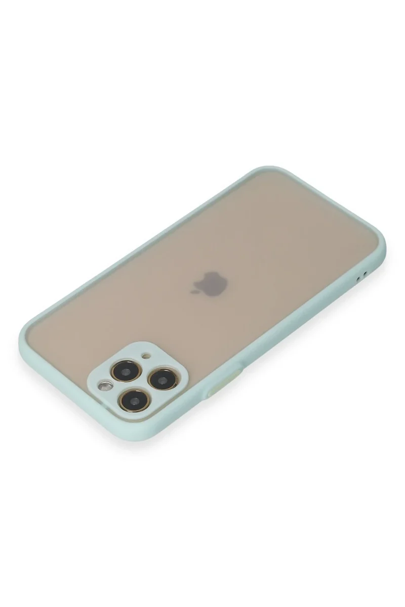 Newface iPhone 11 Pro Kılıf Montreal Silikon Kapak - Turkuaz