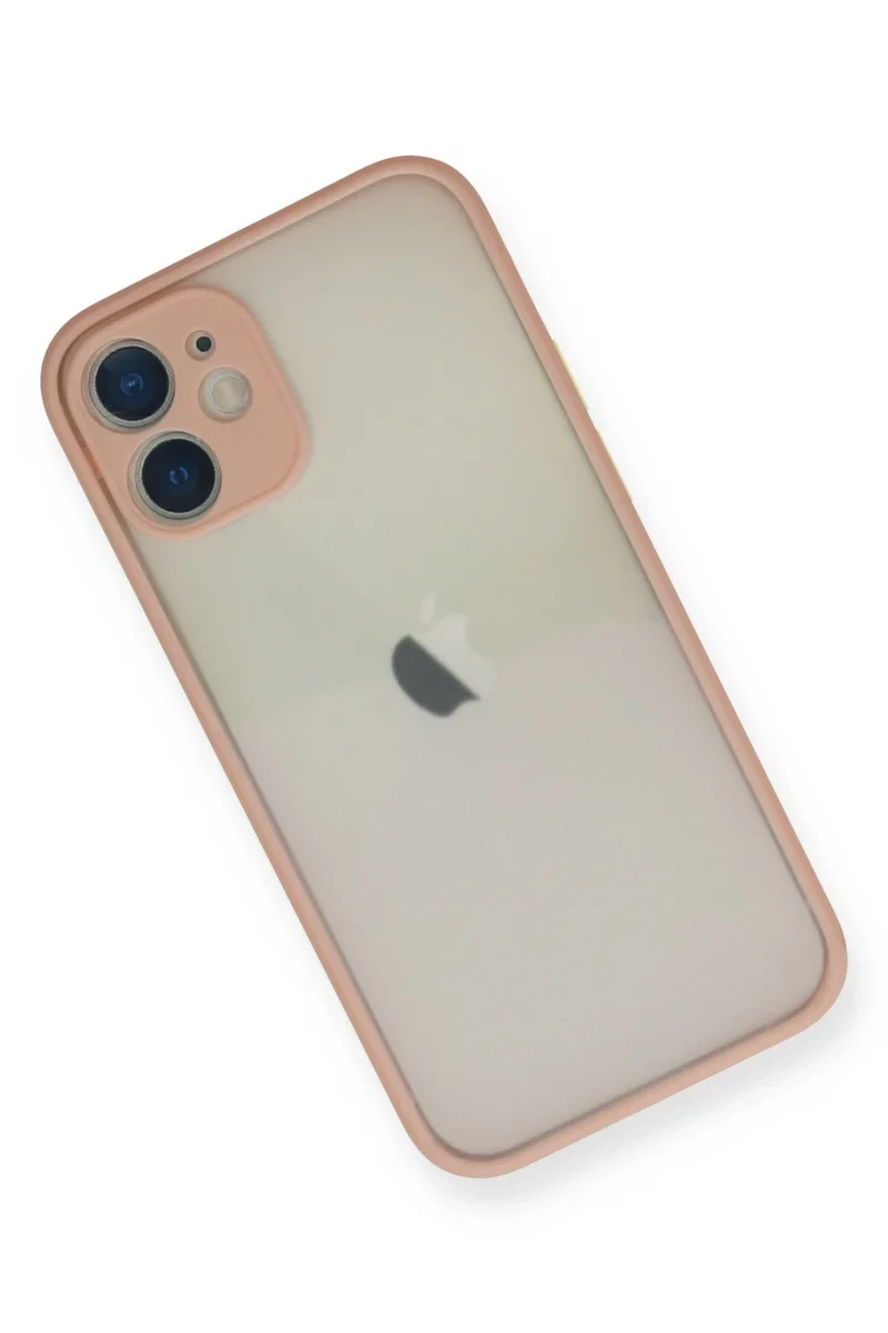 Newface iPhone 11 Pro Max Kılıf Montreal Silikon Kapak - Pembe