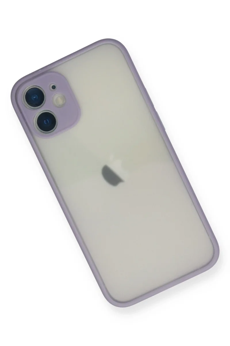 Newface iPhone 11 Pro Max Kılıf Montreal Silikon Kapak - Mor