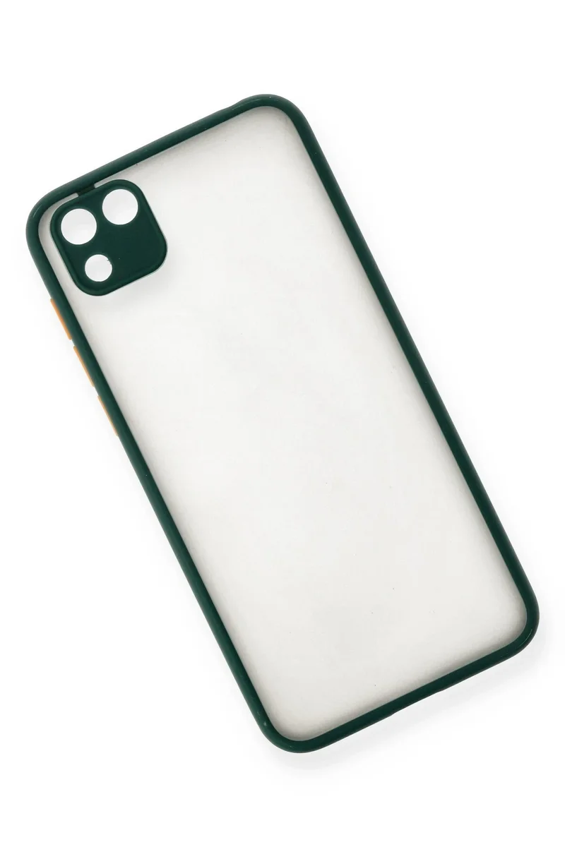 Newface Huawei Y5P Kılıf Montreal Silikon Kapak - Yeşil