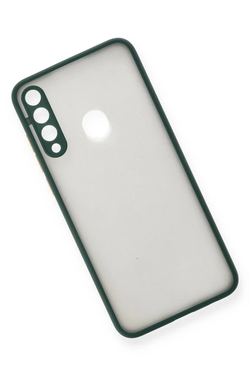 Newface Huawei Y6P Kılıf Montreal Silikon Kapak - Yeşil