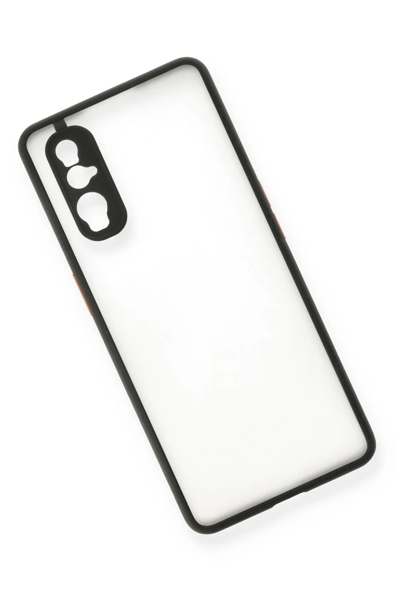 Newface Oppo Find X2 Kılıf Montreal Silikon Kapak - Siyah