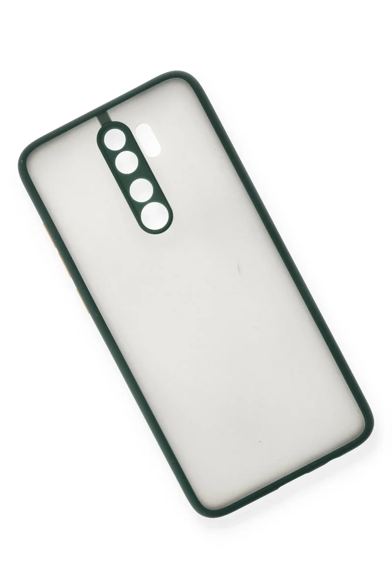 Newface Xiaomi Redmi Note 8 Pro Kılıf Montreal Silikon Kapak - Yeşil