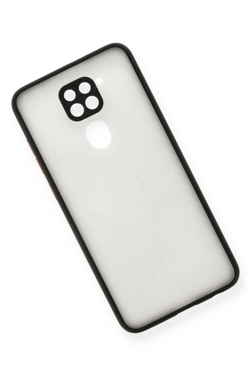 Newface Xiaomi Redmi Note 9 Kılıf Montreal Silikon Kapak - Siyah