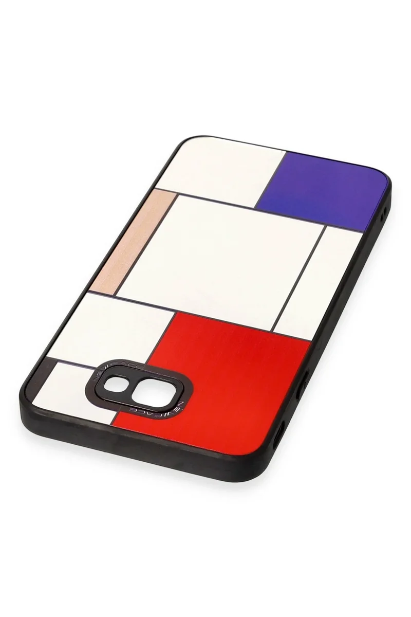 Newface Samsung Galaxy J7 Prime Kılıf Mirror Desenli Kapak - Mirror - 9