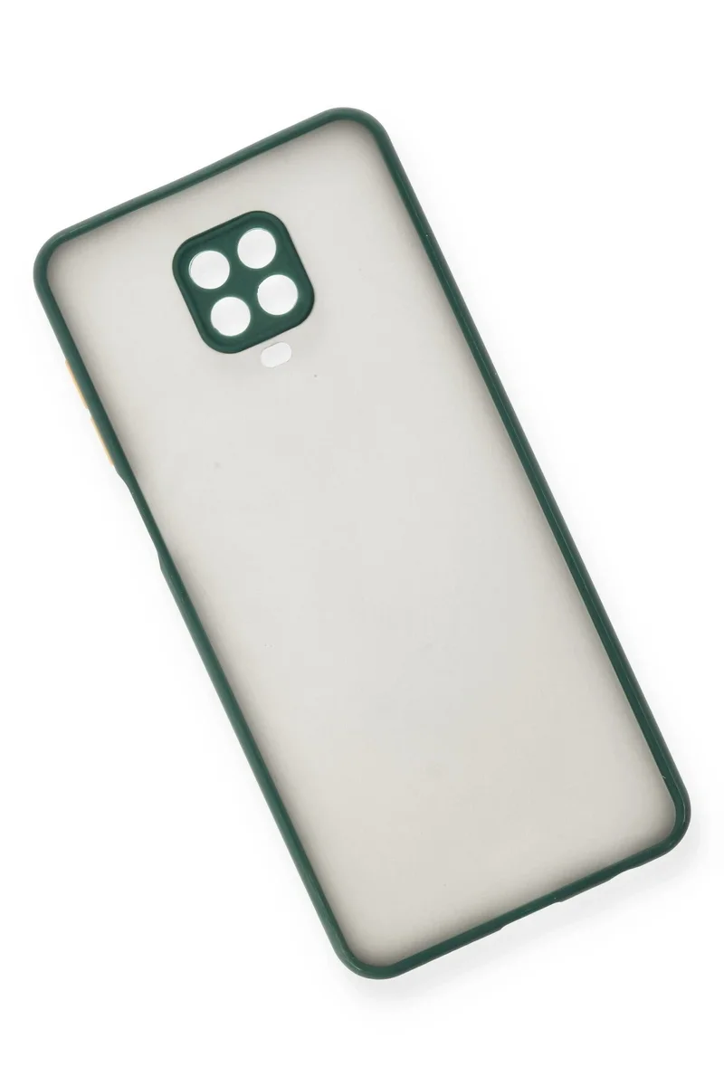 Newface Xiaomi Redmi Note 9 Pro Kılıf Montreal Silikon Kapak - Yeşil