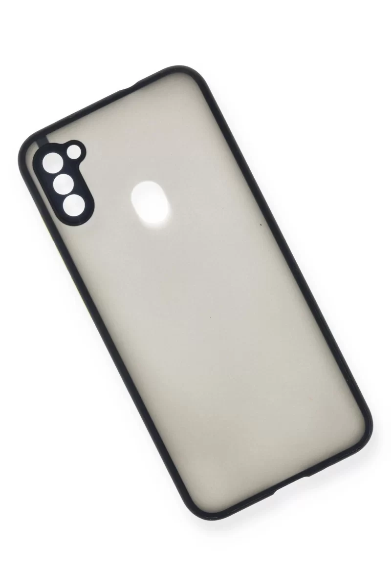 Newface Samsung Galaxy A11 Kılıf Montreal Silikon Kapak - Lacivert