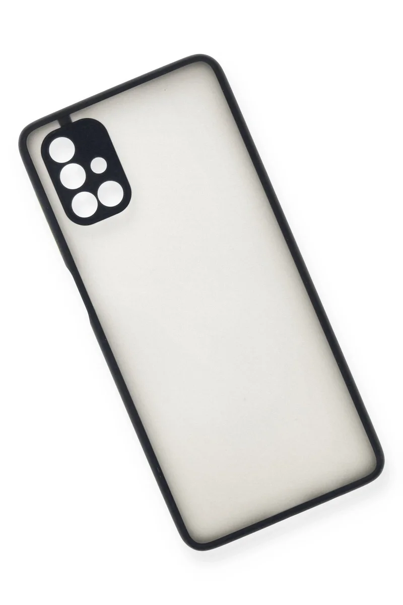 Newface Samsung Galaxy M51 Kılıf Montreal Silikon Kapak - Lacivert