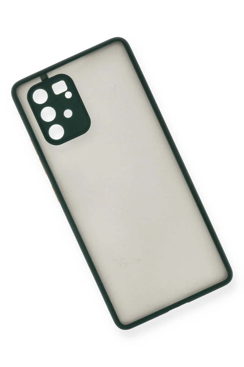 Newface Samsung Galaxy A91 / S10 Lite Kılıf Montreal Silikon Kapak - Yeşil
