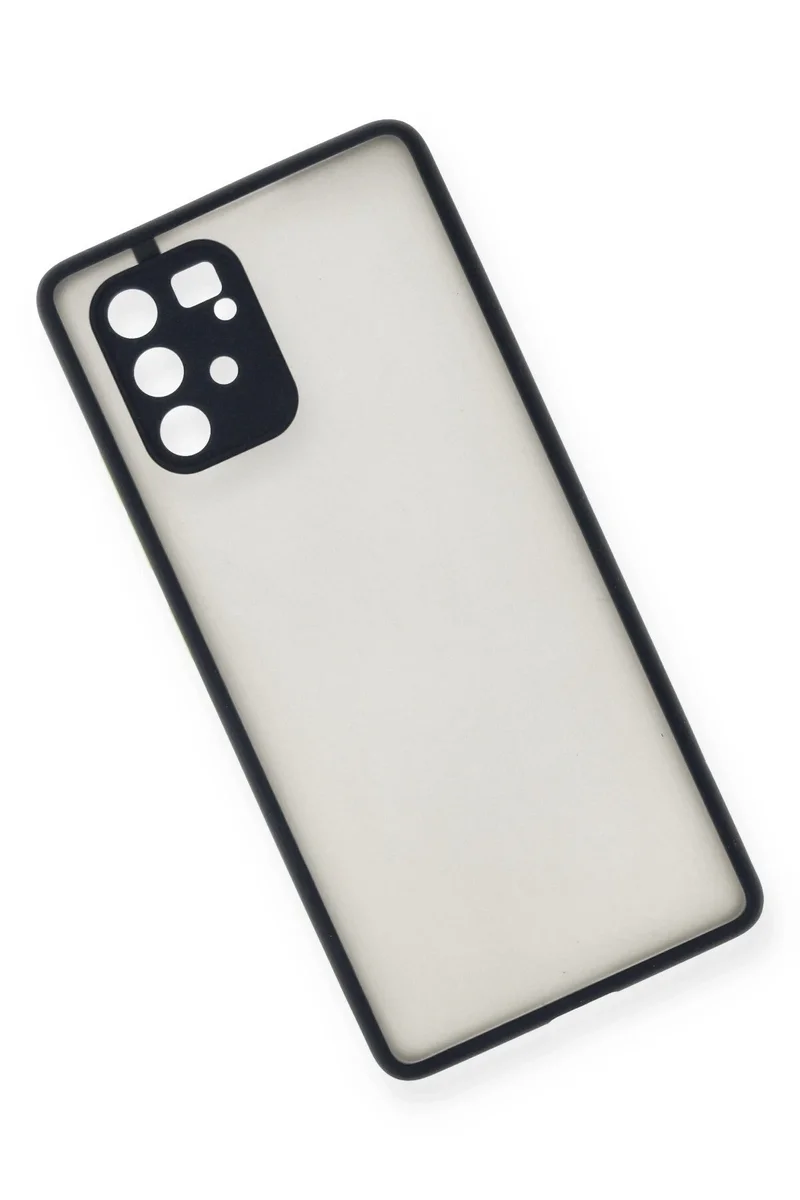 Newface Samsung Galaxy A91 / S10 Lite Kılıf Montreal Silikon Kapak - Lacivert