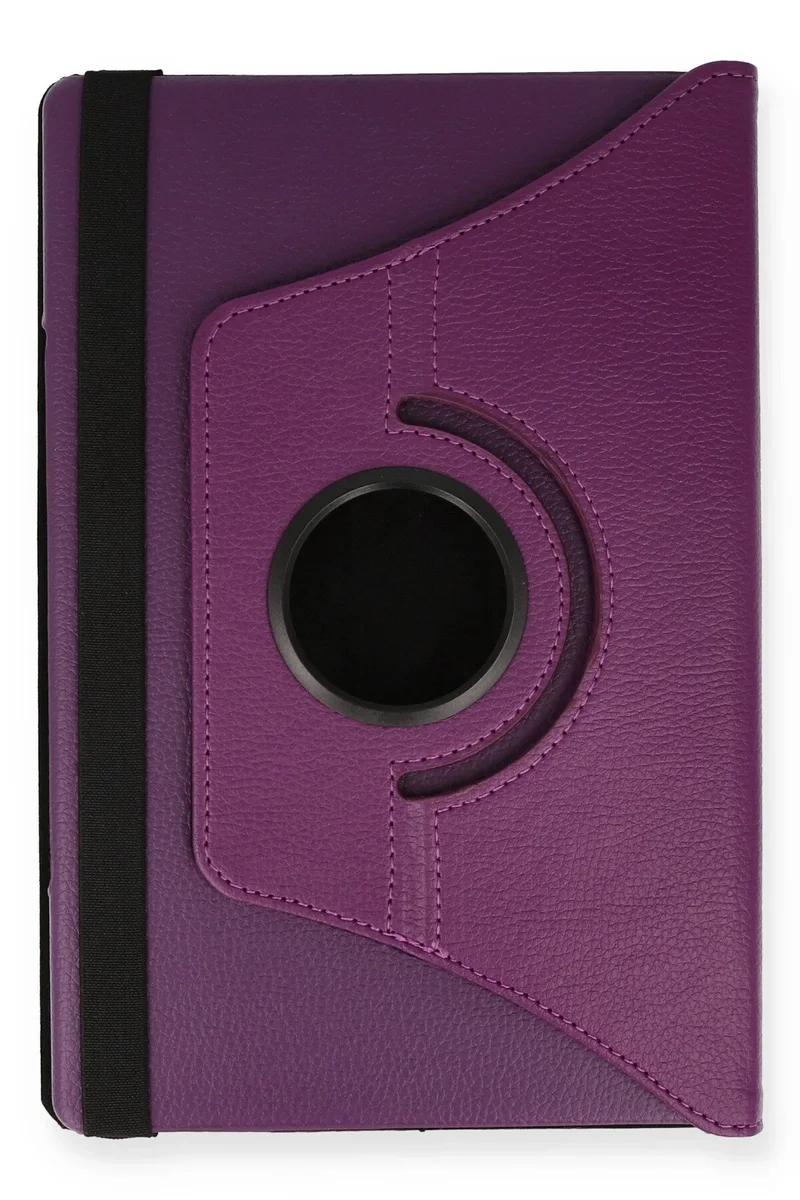 Newface Lenovo M10 FHD Plus X606F Kılıf 360 Tablet Deri Kılıf - Mürdüm