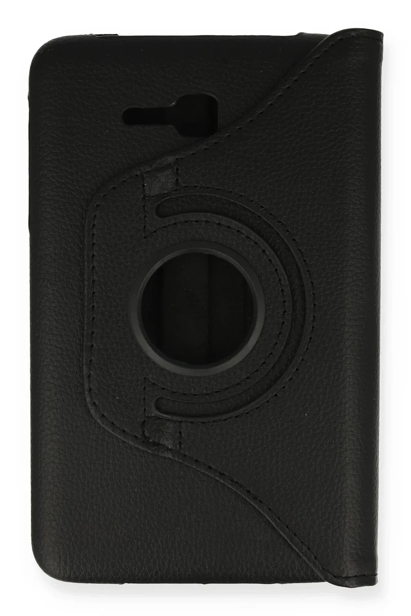 Newface Samsung Galaxy T110 / T113 Tab 3 Lite 7 Kılıf 360 Tablet Deri Kılıf - Siyah